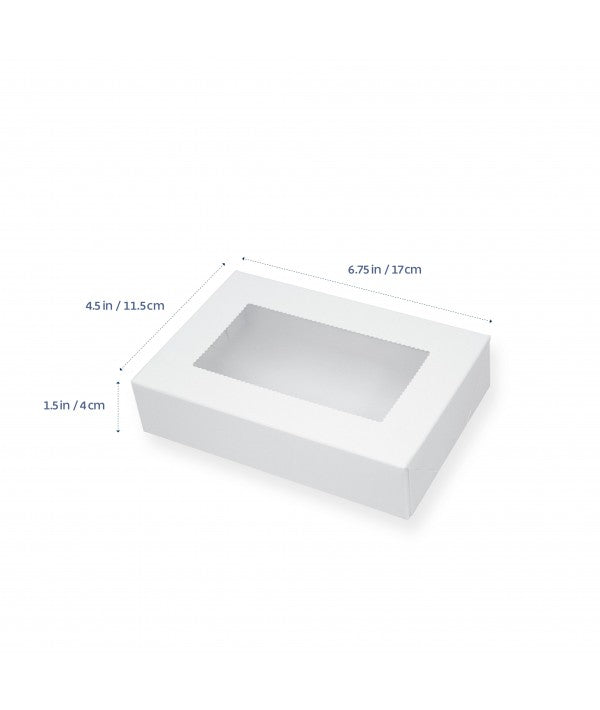 10pk 2 Cookie / Biscuit Box (6.7x4.5")