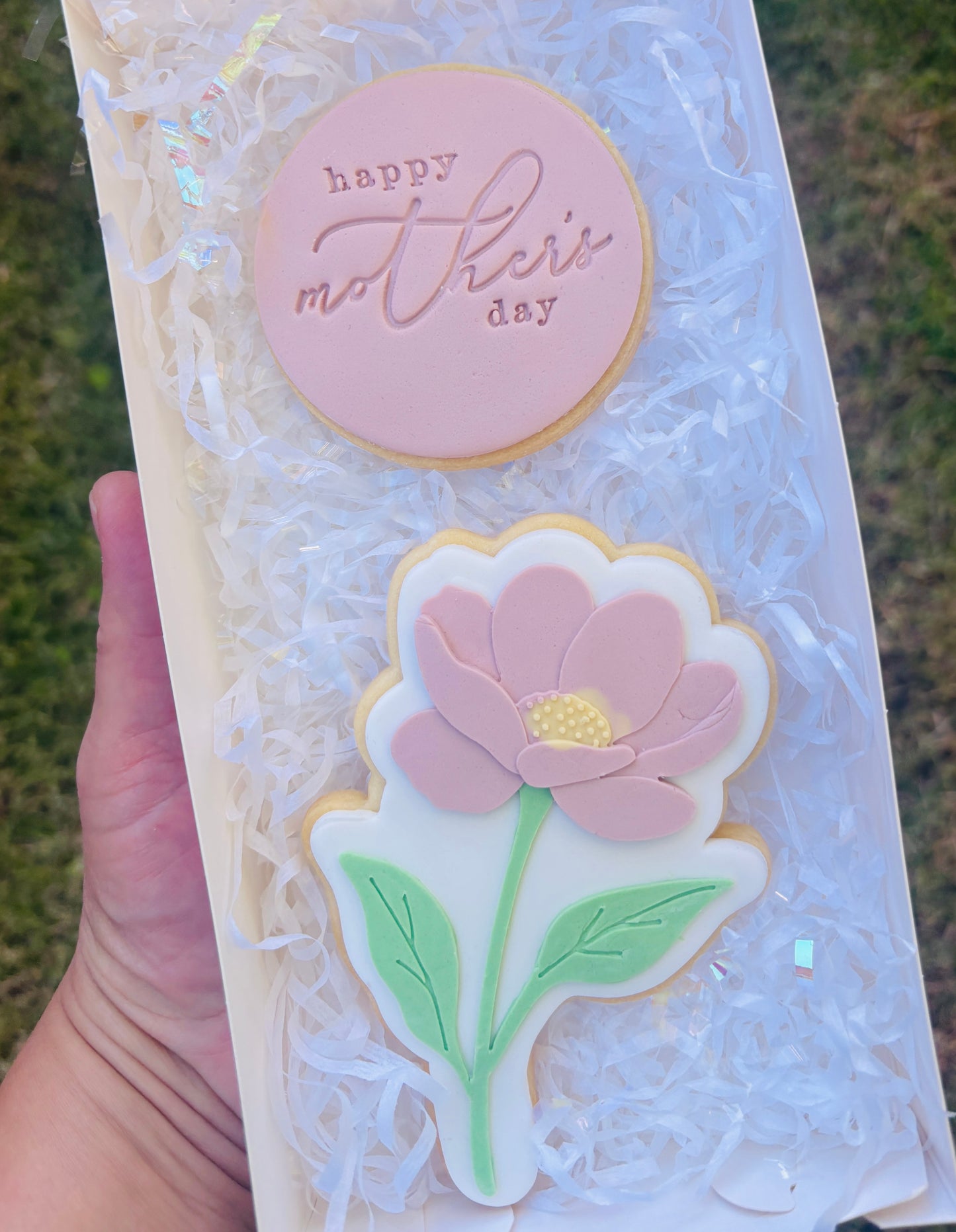 Mother’s Day Sugar Cookies - Round & Flower set