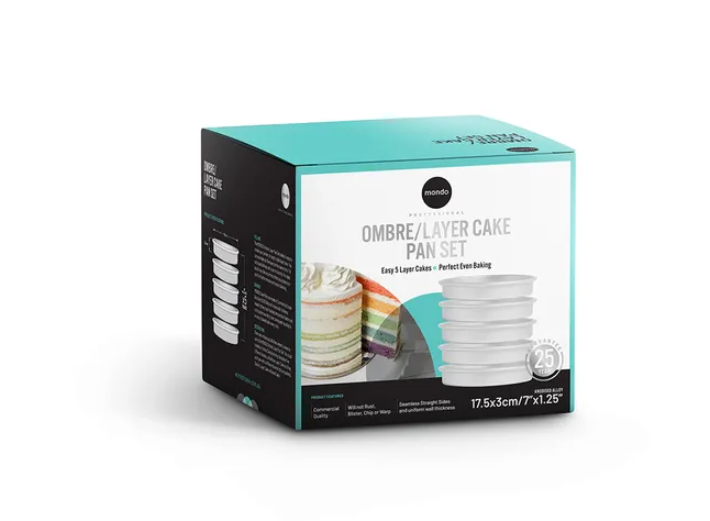 Ombre / Layer Cake Pro Tin Set (5 x 7" Round)
