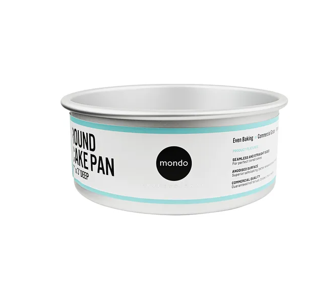 Round Cake Tin Pro (7.5cm High Pan)