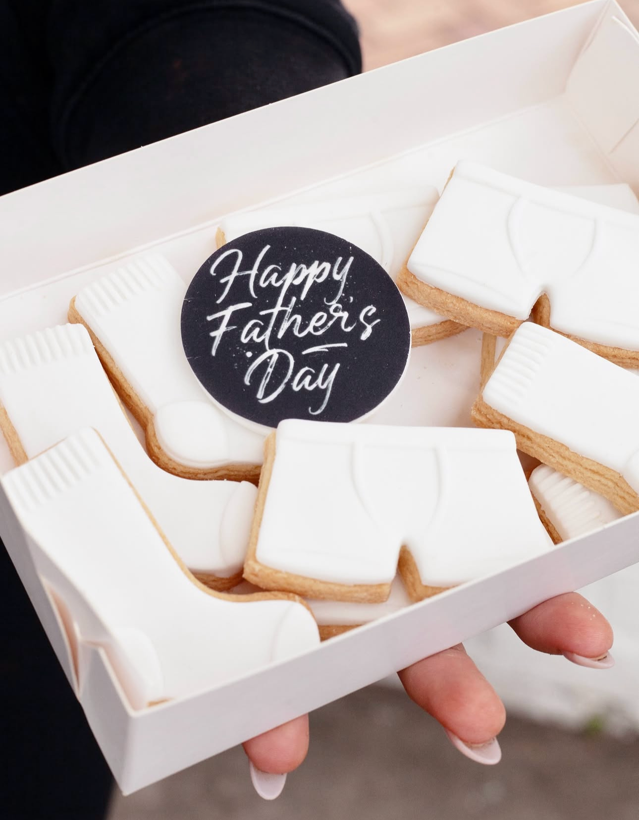 Father's Day - Socks & Jocks Boxed Cookie Pack