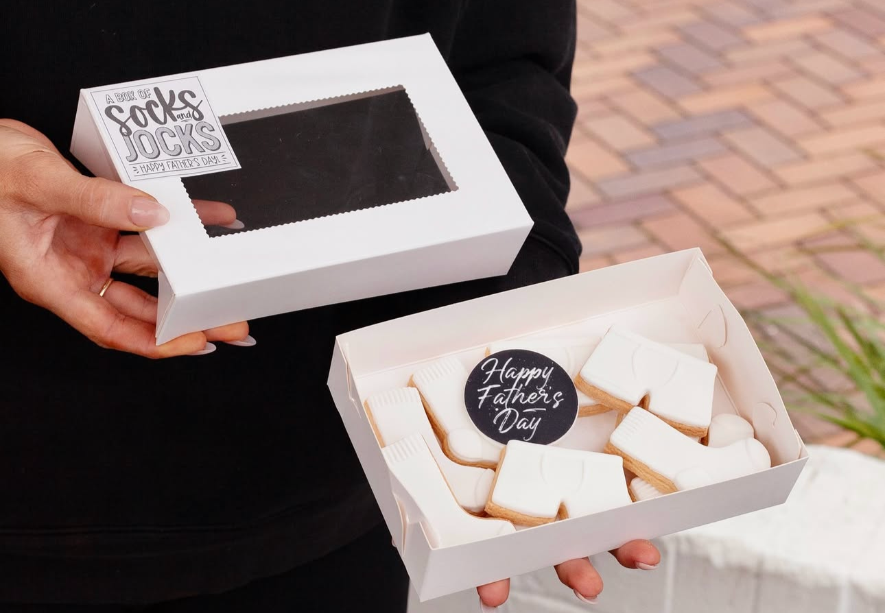 Father's Day - Socks & Jocks Boxed Cookie Pack